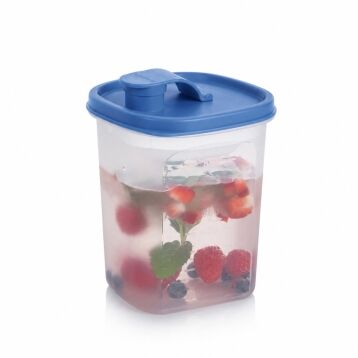 Tupperware Koelkastkan vierkant, schenkkan met deksel koelkast Tupperware Koelkastkan vierkant, schenkkan met deksel koelkast