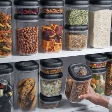 Tupperware Twist & Fresh 1,8 l Voorraadbus Beschuitbus