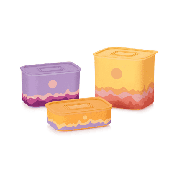 Tupperware ClickPlus Koektrommels Sunrise - Afbeelding 2