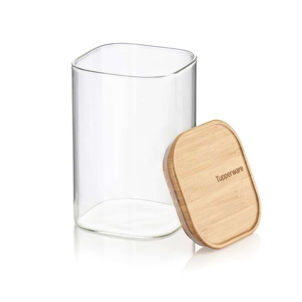Tupperware Bamboo Glass Storage 1,1 l