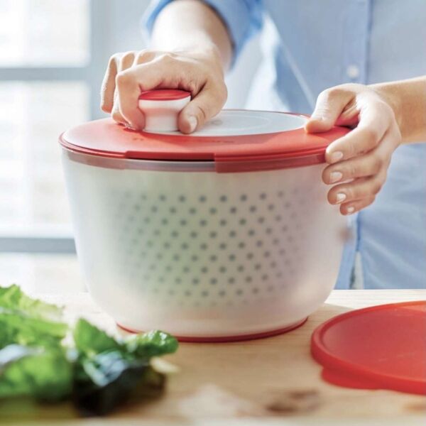 Tupperware SlaChef / SlaSlinger Rood - Afbeelding 3