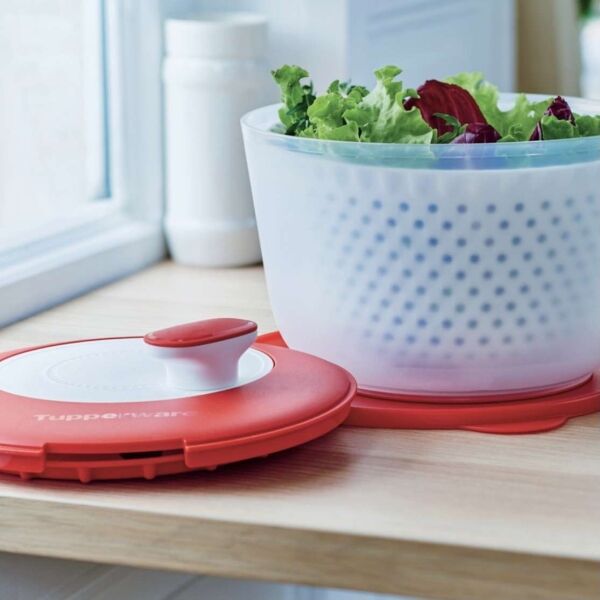Tupperware SlaChef / SlaSlinger Rood - Afbeelding 7