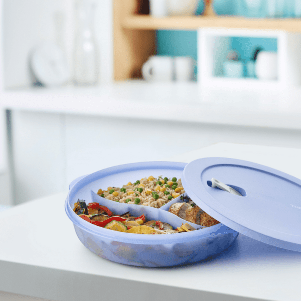 Tupperware CrystalWave Vakjesbord Blauw / Paars - Afbeelding 3