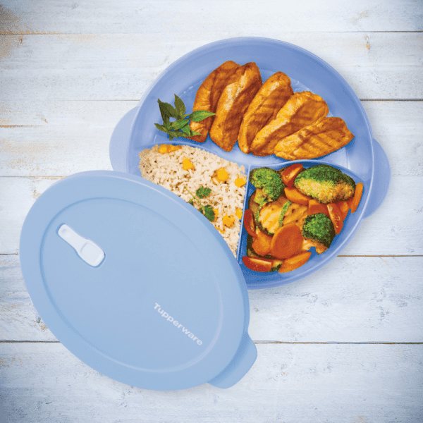 Tupperware CrystalWave Vakjesbord Blauw / Paars - Afbeelding 2