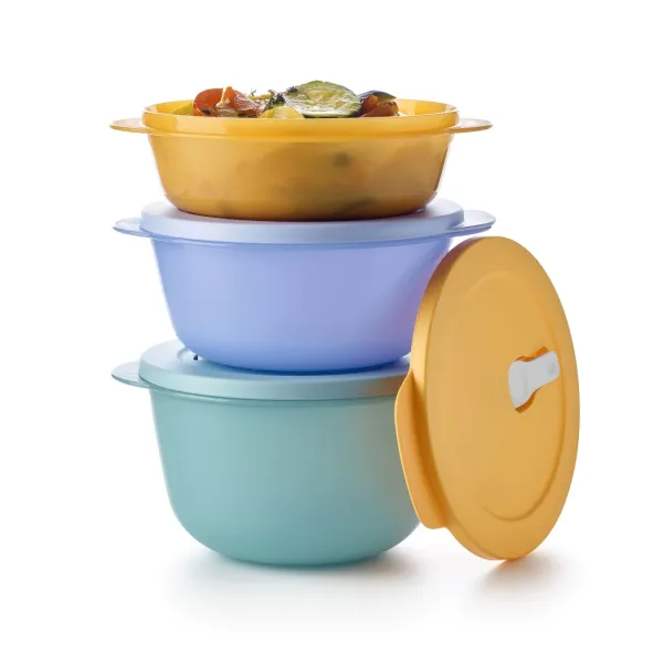 Tupperware CrystalWave Magnetronschalen Medium Tupperware Store Serve Go