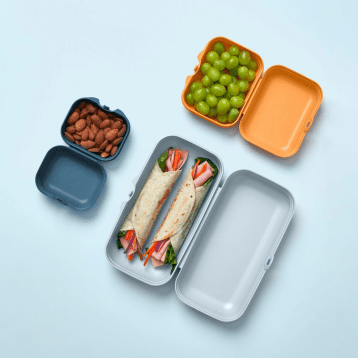 Tupperware Smartclip broodtrommels set-2 Tupperware Broodtrommel