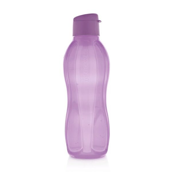 Tupperware Ecofles 1 liter drinkfles roze paars