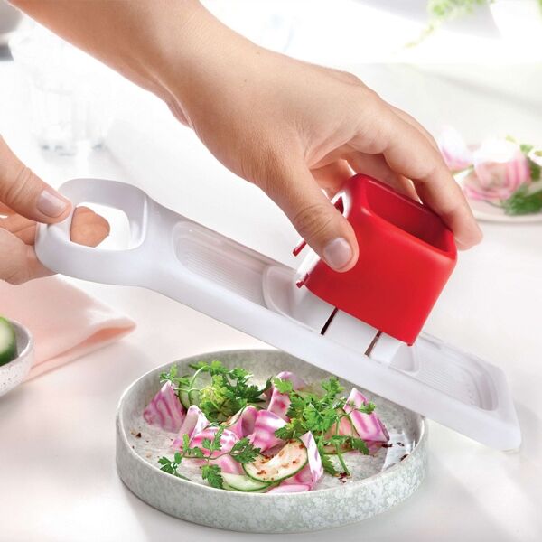 Tupperware plakjessnijder groenten schijfjes apparaat