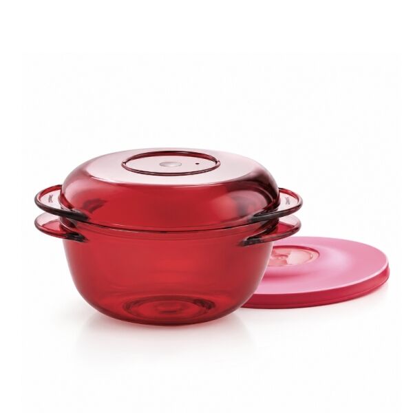 Tupperware MicroPlus rond 400 ml klein magnetronpakje potje microgolf