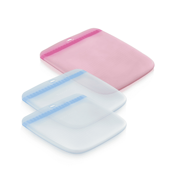 Tupperware Set Ultimate Silicone Bags Slim M/L