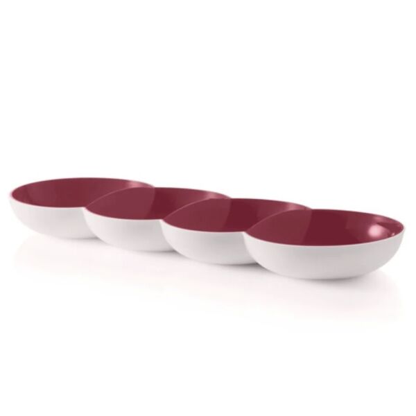 Tupperware Allegra Tapasschaal Rood/wit