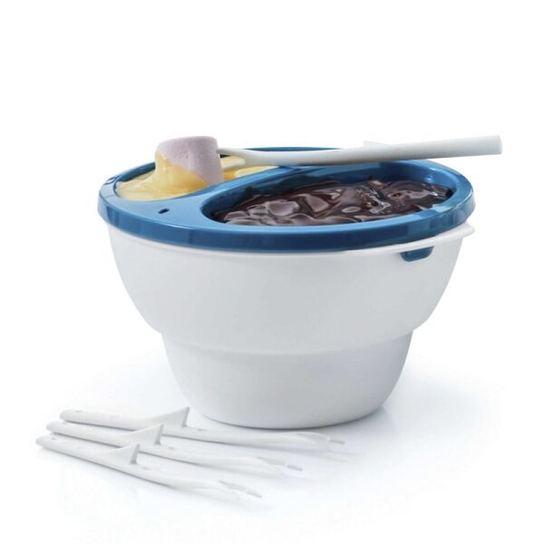 Tupperware chocoladefondue magnetron fondue