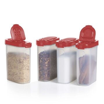 Tupperware 4 Kruidenovaaltjes 250 ml