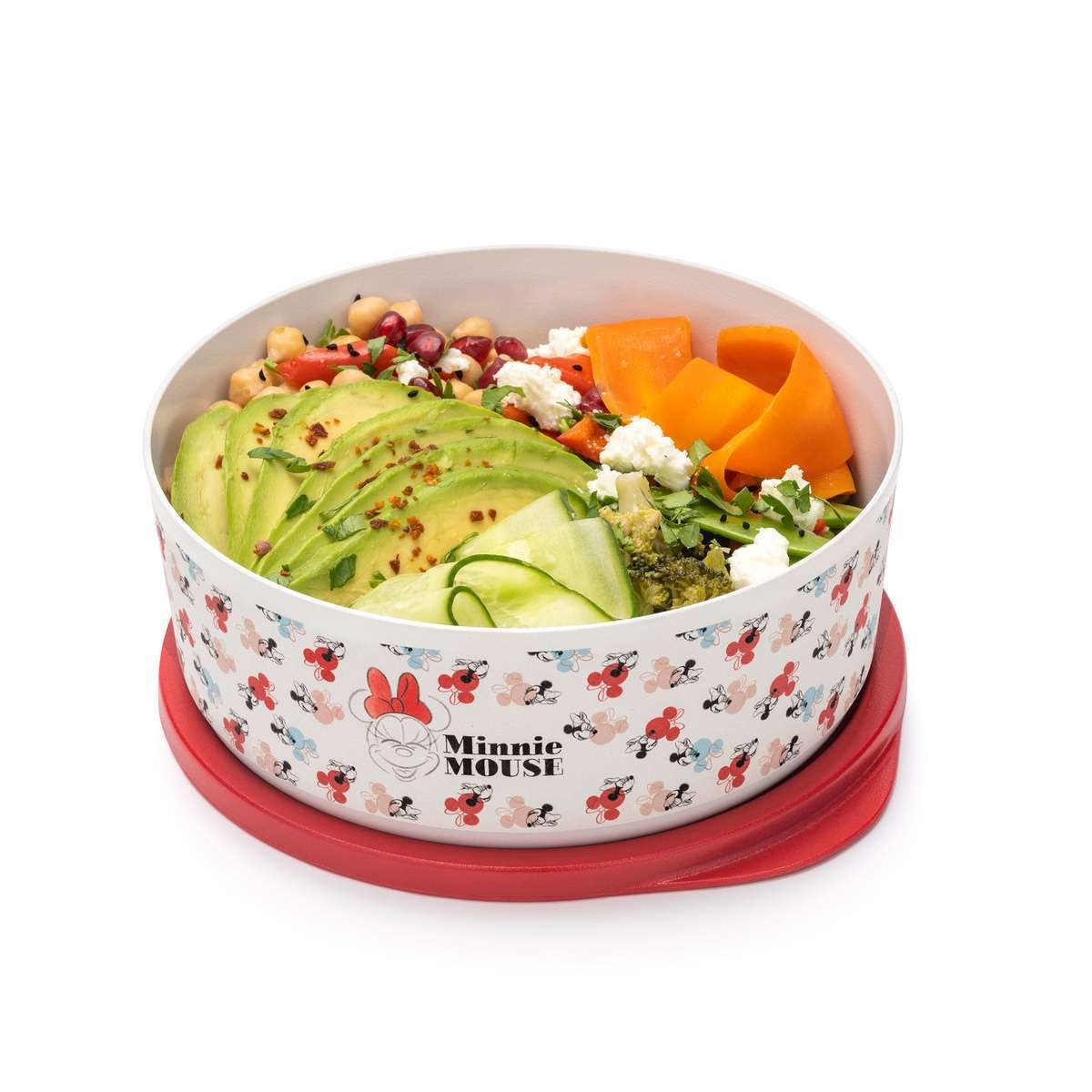 Tupperware Cubix Rond 950 ml koektrommel Disney Tupperware Cubix Rond 950 ml koektrommel Disney