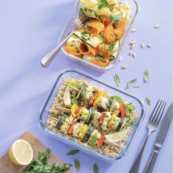 Tupperware Set Premiaglass Ovenschalen met Deksel - Afbeelding 2