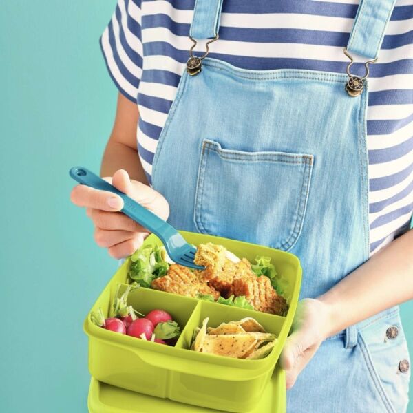 Tupperware Vakjeslunchbox Lime - Afbeelding 5