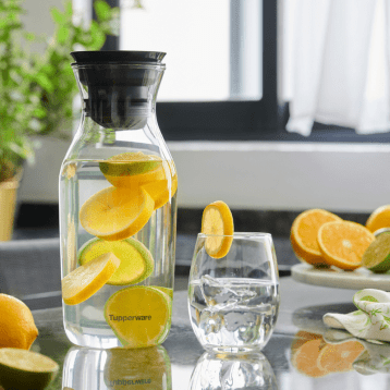 Tupperware glazen karaf Tupperware glazen karaf