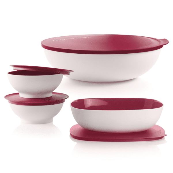 Tupperware Allegra Kommen set 4-delig