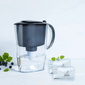 Tupperware Waterfilterkan + 2 navullingen