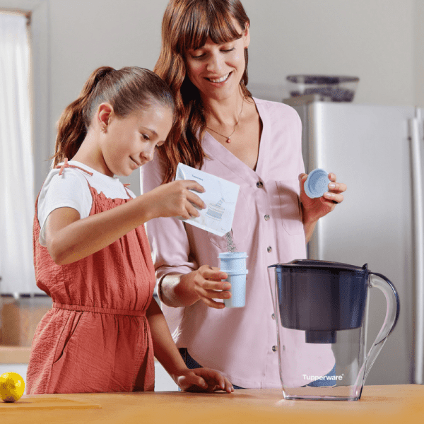 Tupperware Waterfilterkan + 2 navullingen - Afbeelding 8
