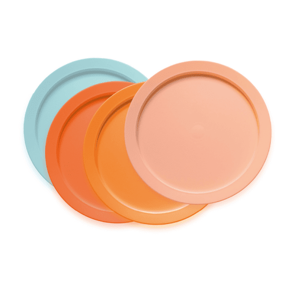 Tupperware Plastic Borden kunstof 4 stuks