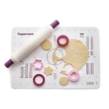 Reuze deegroller Tupperware grote deegrol Reuze deegroller Tupperware grote deegrol