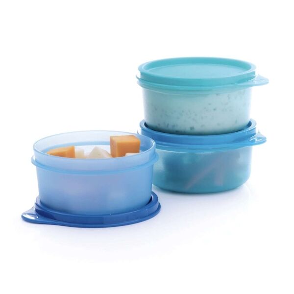 Tupperware Dessert Trio Blauw/Groen