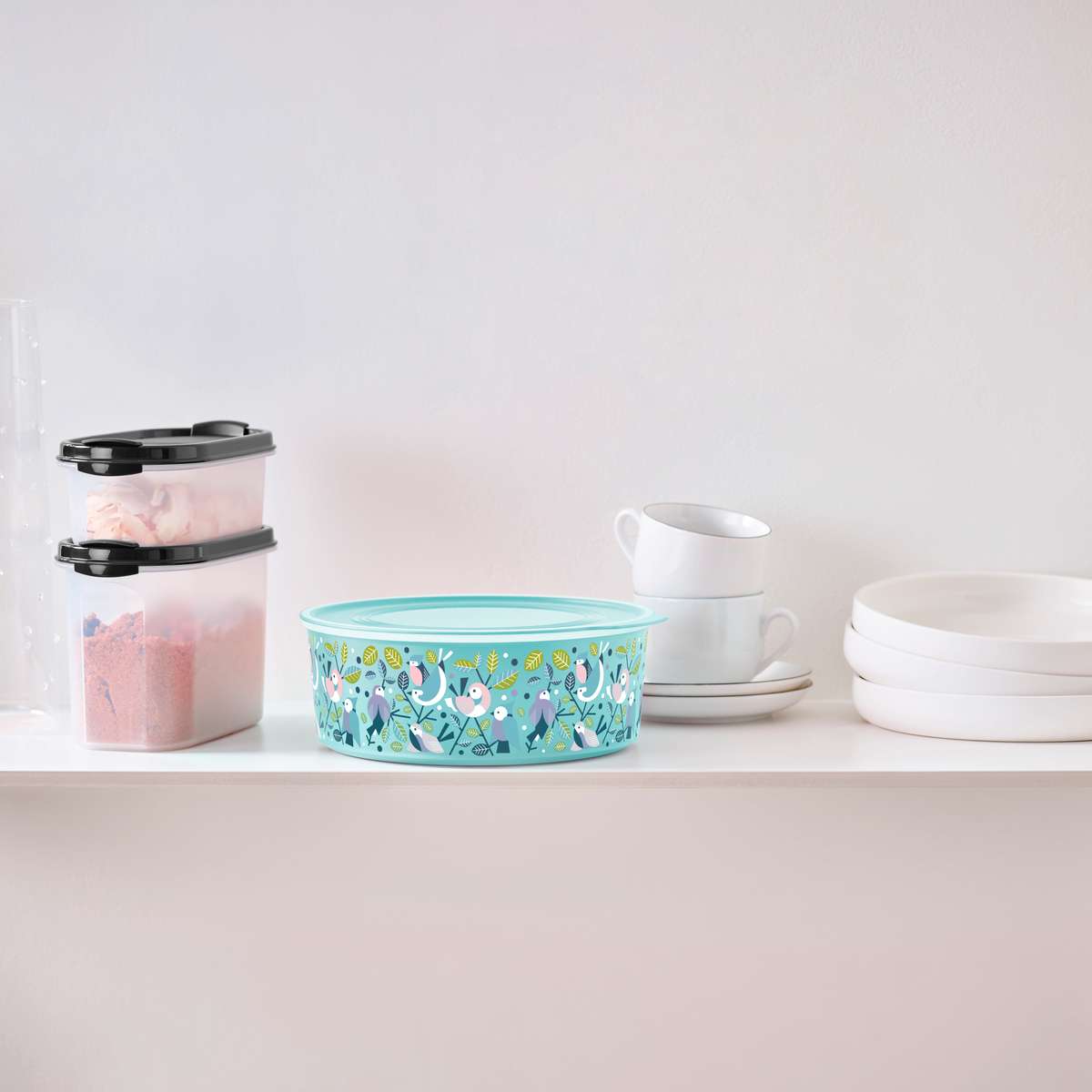 Tupperware ClickPlus Koektrommel Vogels - Afbeelding 4