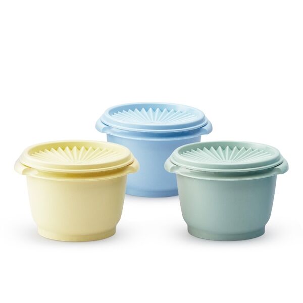 Tupperware Zonnedeksel kommen 600 ml sterdeksel bakjes