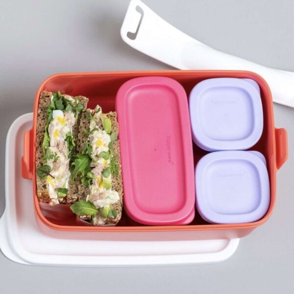 Tupperware Cubix 110 ml Blauw - Afbeelding 3