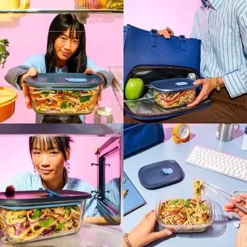 Tupperware Voila Glazen ovenschaaltjes 650 ml